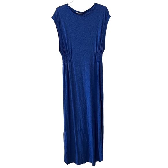NWT Vitamin A Florence Eco Cotton Long Dress Swimsuit Cover Up in Blue S - Picture 5 of 13
